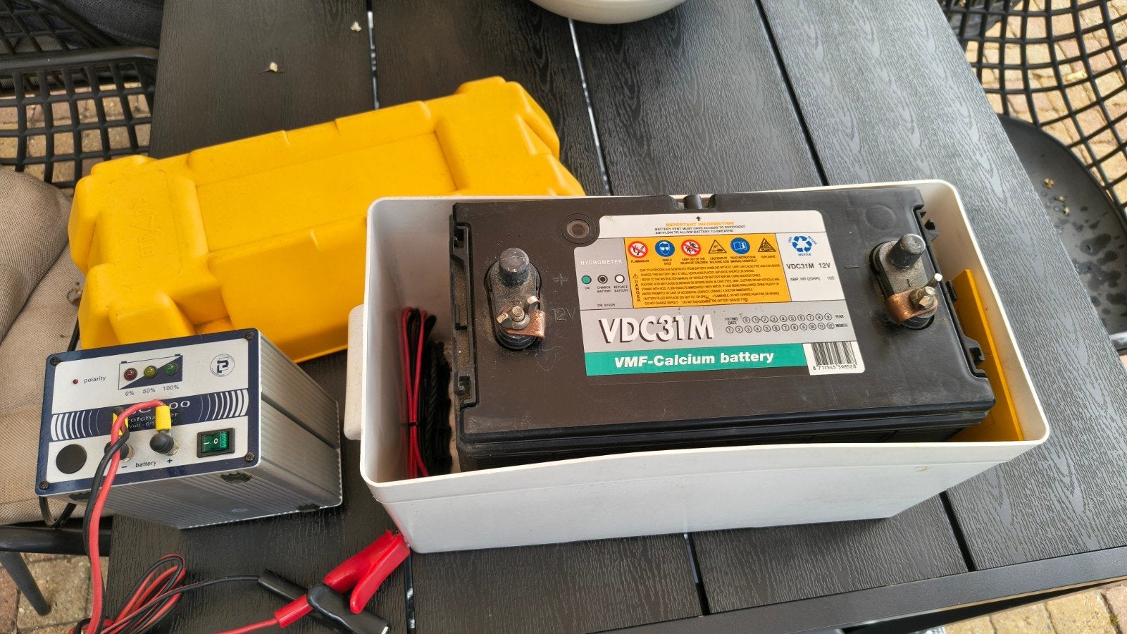 VMF-Calcium accu VDC31M lader, voor Mover., Ophalen