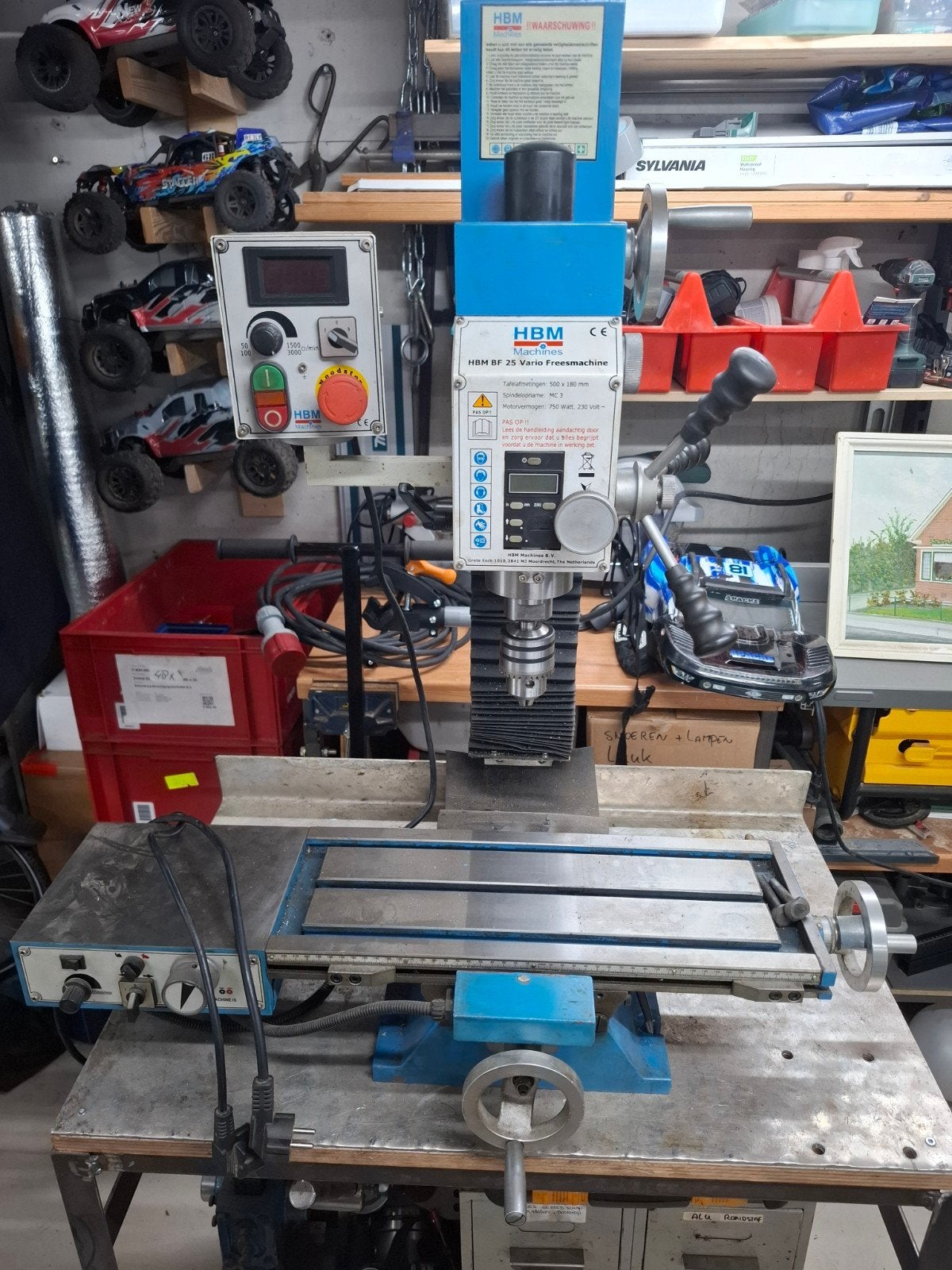 HBM BF25 Metaalfreesbank, Ophalen, Elektrisch, Overige soorten, HBM Machines