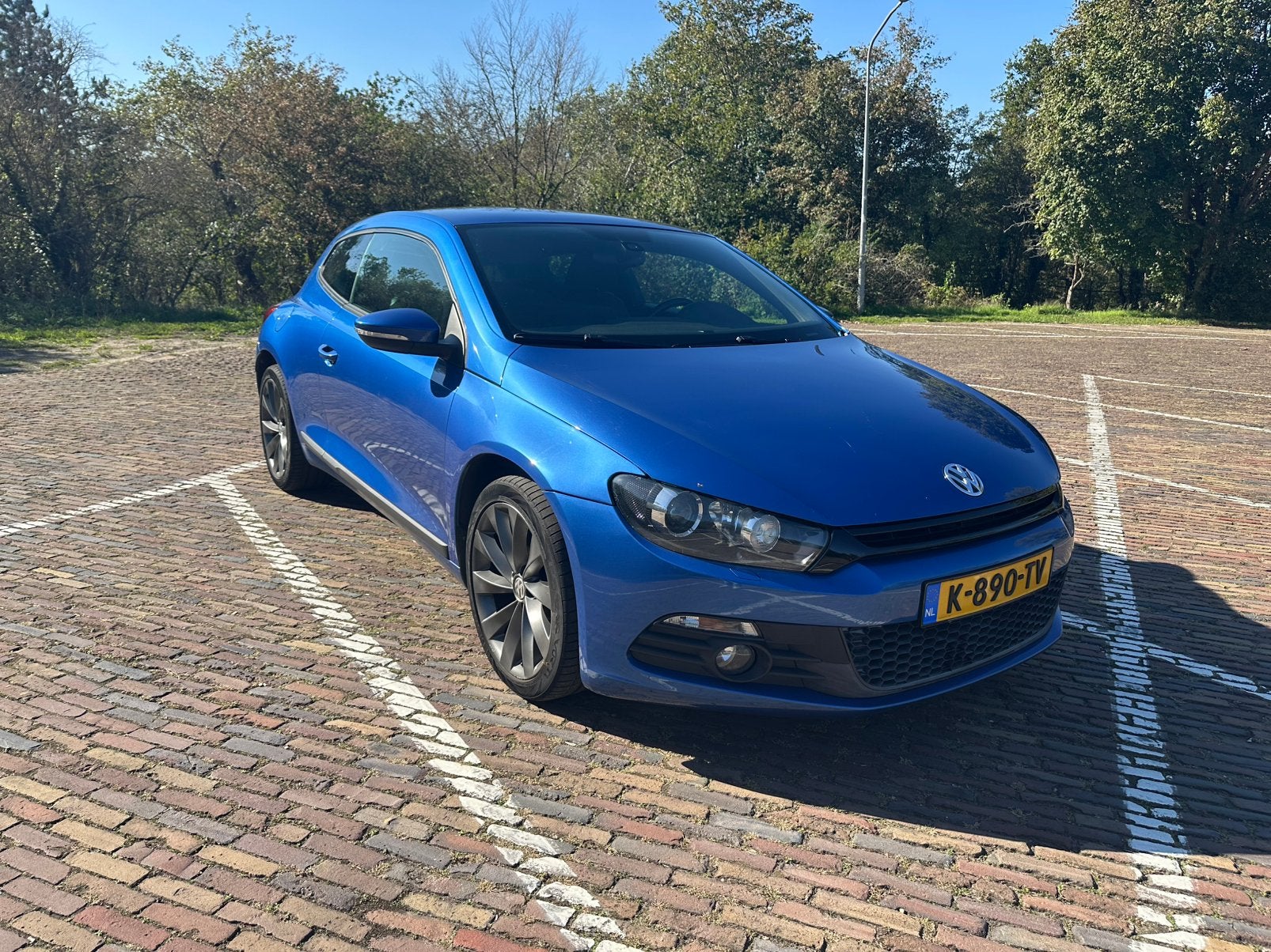 Volkswagen Scirocco 1.4 TSI 118KW DSG 2010 Blauw, Auto's, Stof, 4 cilinders, Automatische klimaatregeling, Particulier