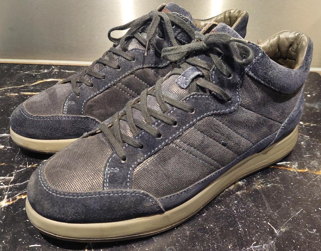 Santoni sneakers maat 8, Blauw, Ophalen of Verzenden, Santoni, Sneakers of Gympen