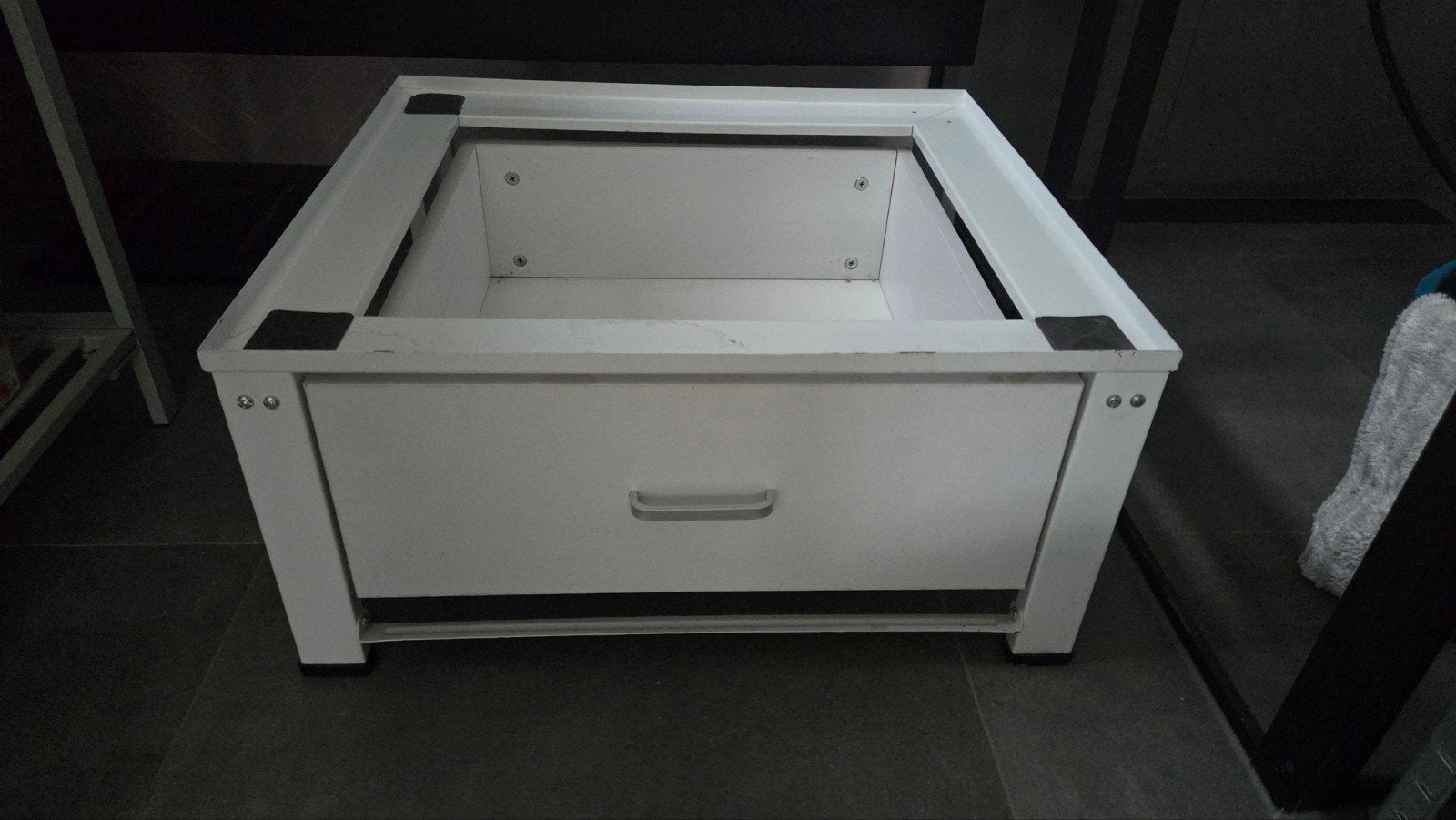 Wasmachine verhoger, wit met  lade, Huis en Inrichting, Ophalen, Gebruikt