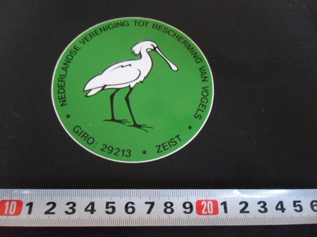 sticker Zeist Nederlandse Vereniging bescherming van Vogels, Ophalen of Verzenden, Zo goed als nieuw