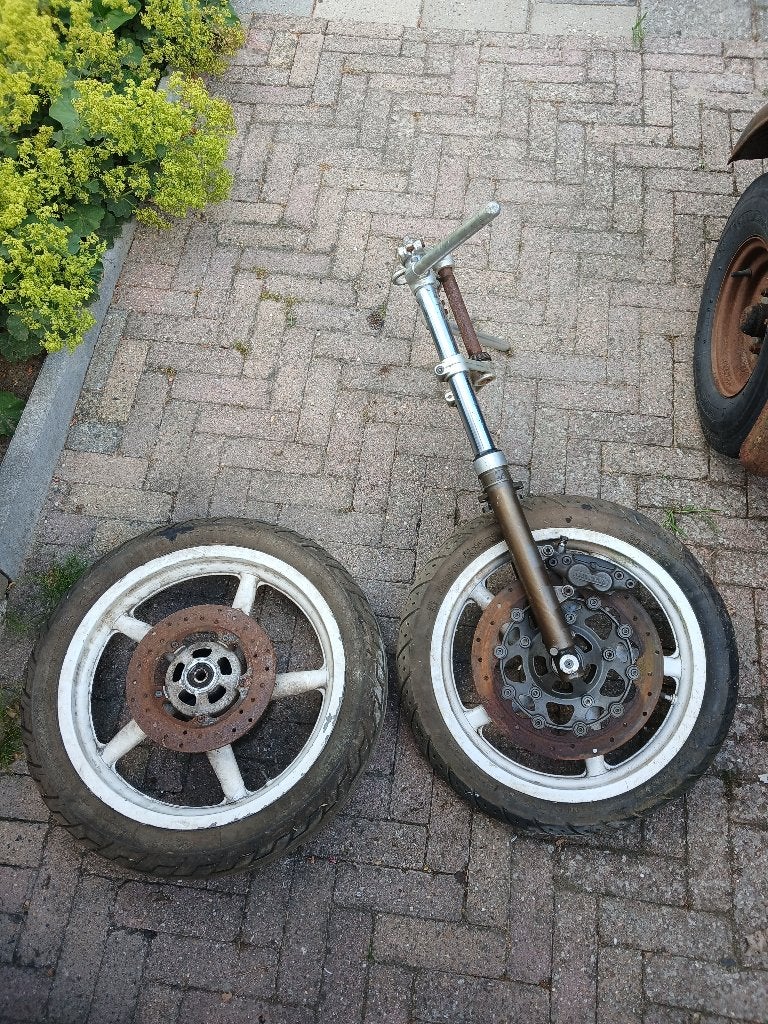 Gilera 125cc 2 takt velgen wielen voorvork clipons, Ophalen of Verzenden, Gebruikt, Overige typen, Gilera