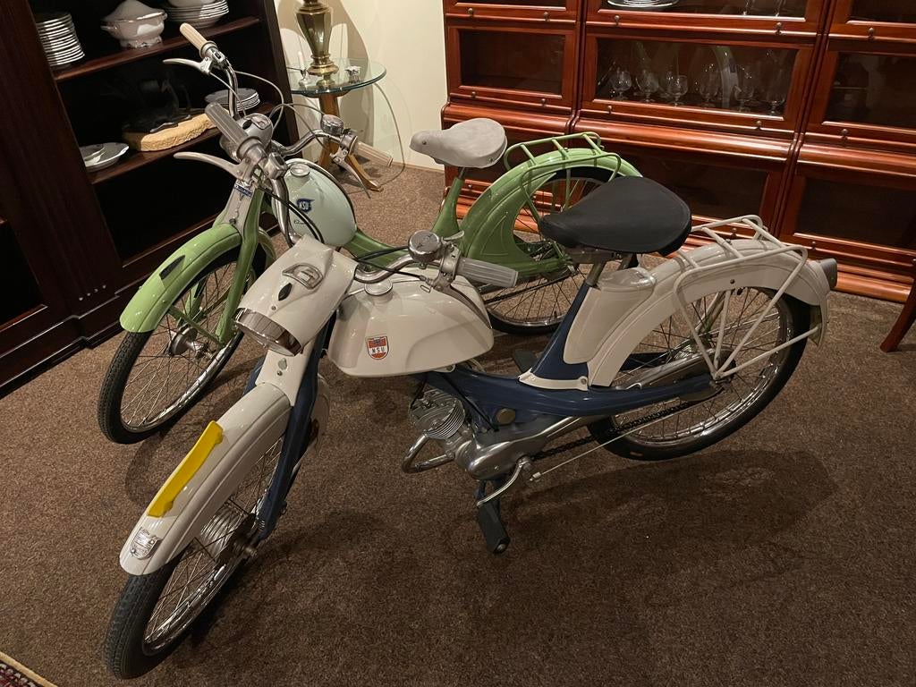 NSU Quickly bromfiets Dames en Heren model, 7671cm, Maximaal 45 km/u, Nsu, 3 versnellingen