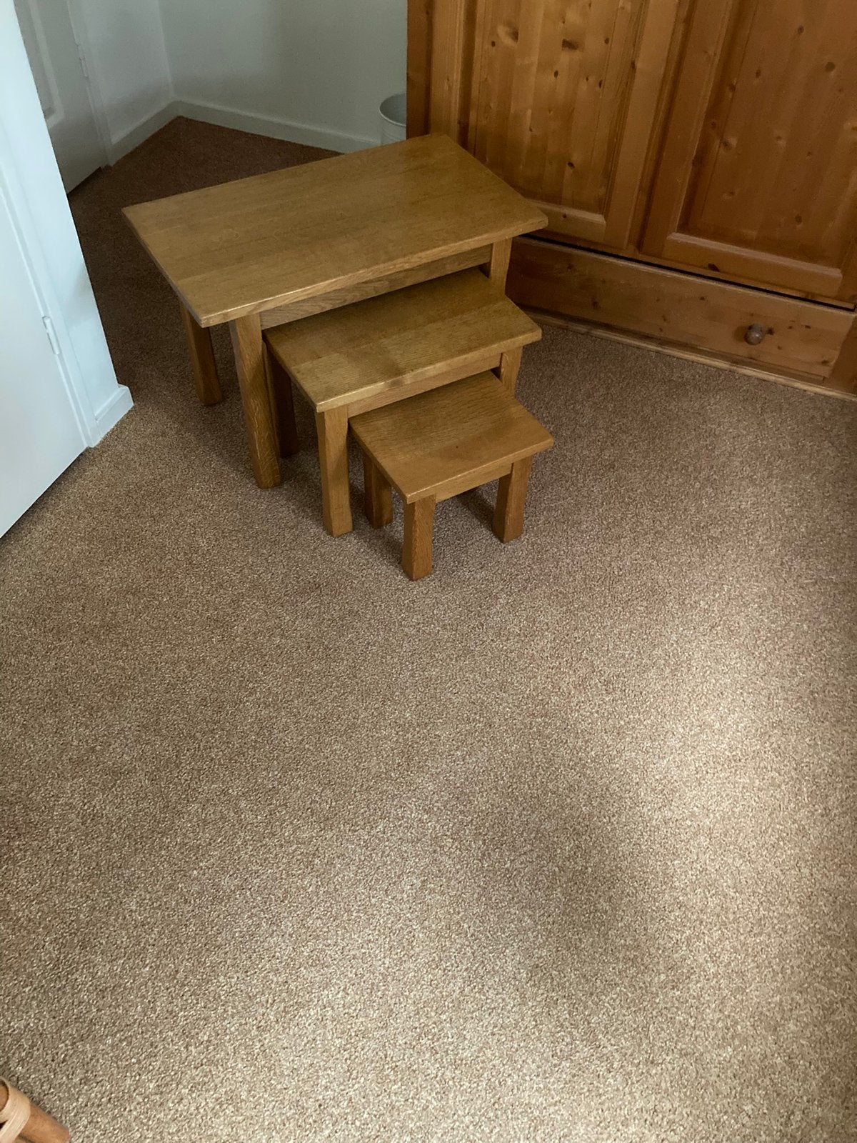 Bijzettafels, Ophalen, Zo goed als nieuw, Rechthoekig, Minder dan 55 cm