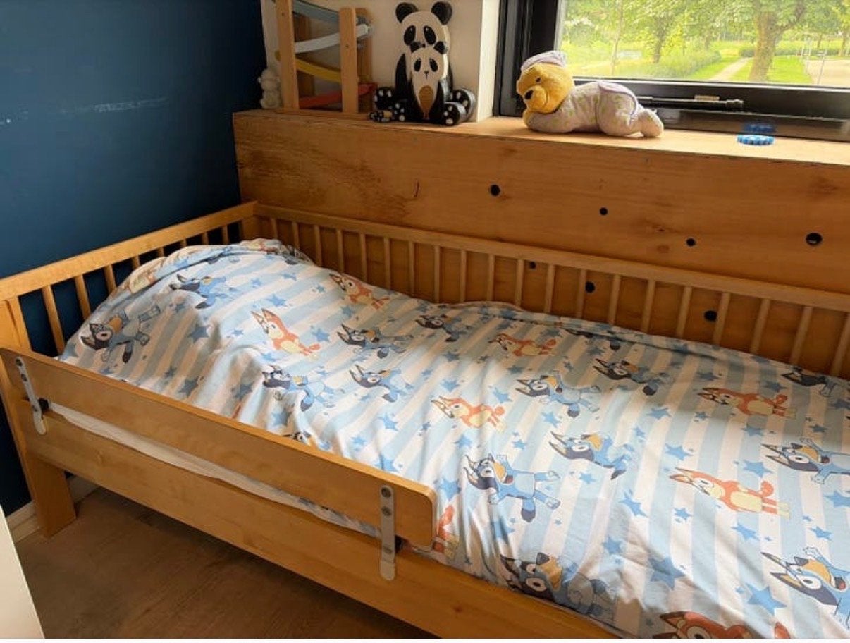 IKEA SULTAN LADE kinderbed met lattenbodem en matras, Ophalen, Gebruikt, 70 tot 85 cm, 140 tot 160 cm