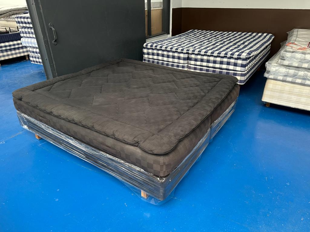 Hastens Boxspring vlak 180x200 Fırm en medıum, Ophalen of Verzenden