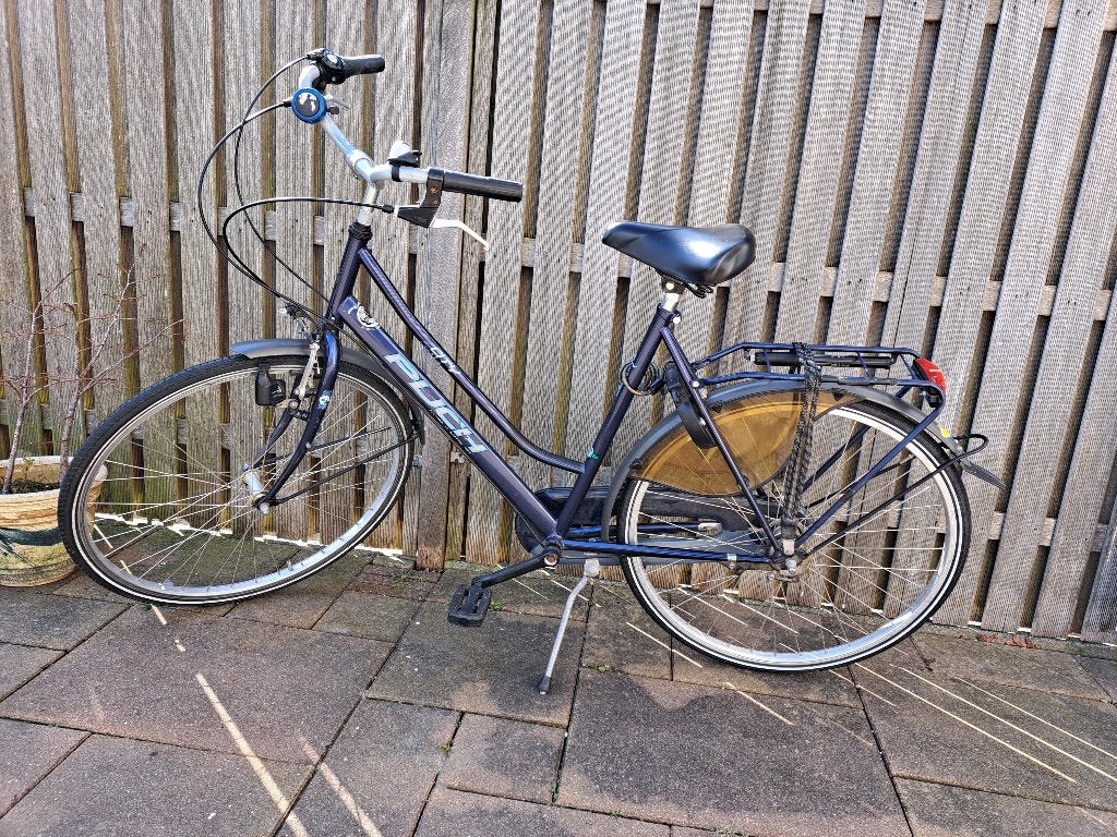 dames fiets, Fietsen en Brommers, Fietsen | Dames | Damesfietsen, Gebruikt, Versnellingen, 56 cm of meer, Trommelrem