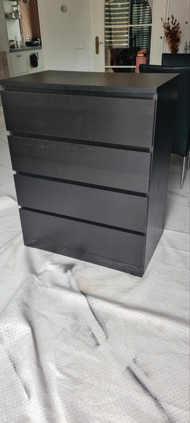nette ikea malm ladekast met 4 lades, Huis en Inrichting, Kasten | Ladekasten, Ophalen, 50 tot 100 cm, Zo goed als nieuw, 3 of 4 laden