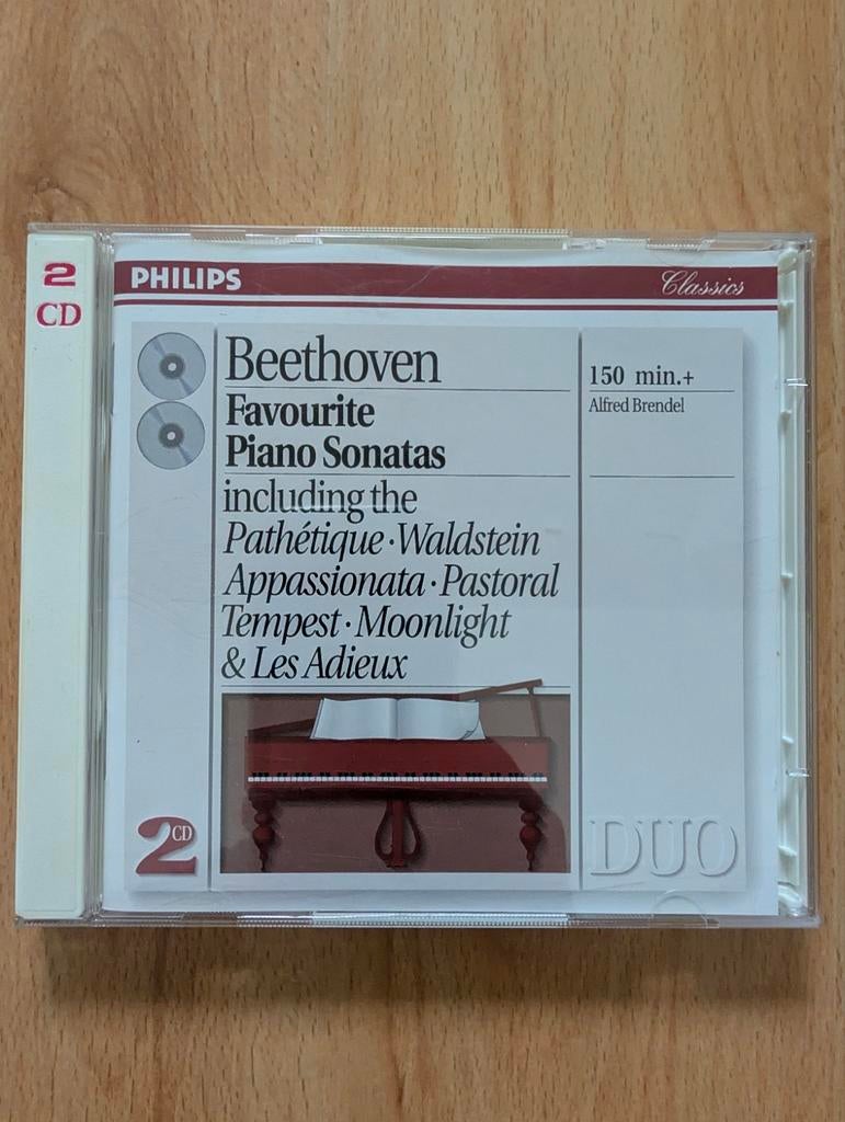 Beethoven - Favourite Piano Sonatas, Ophalen of Verzenden, Classicisme, Zo goed als nieuw, Kamermuziek