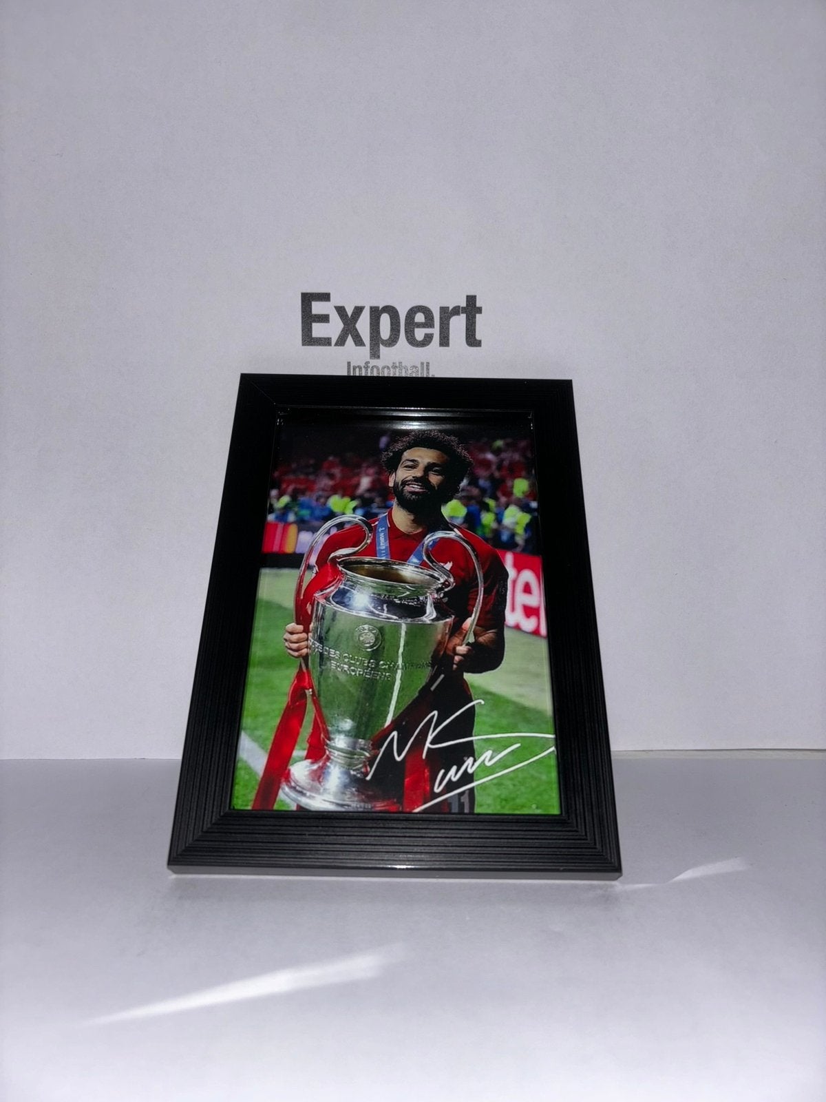 Salah gesigneerde foto ingelijst - Liverpool, Ophalen of Verzenden, Nieuw, Buitenlandse clubs, Spelerskaart