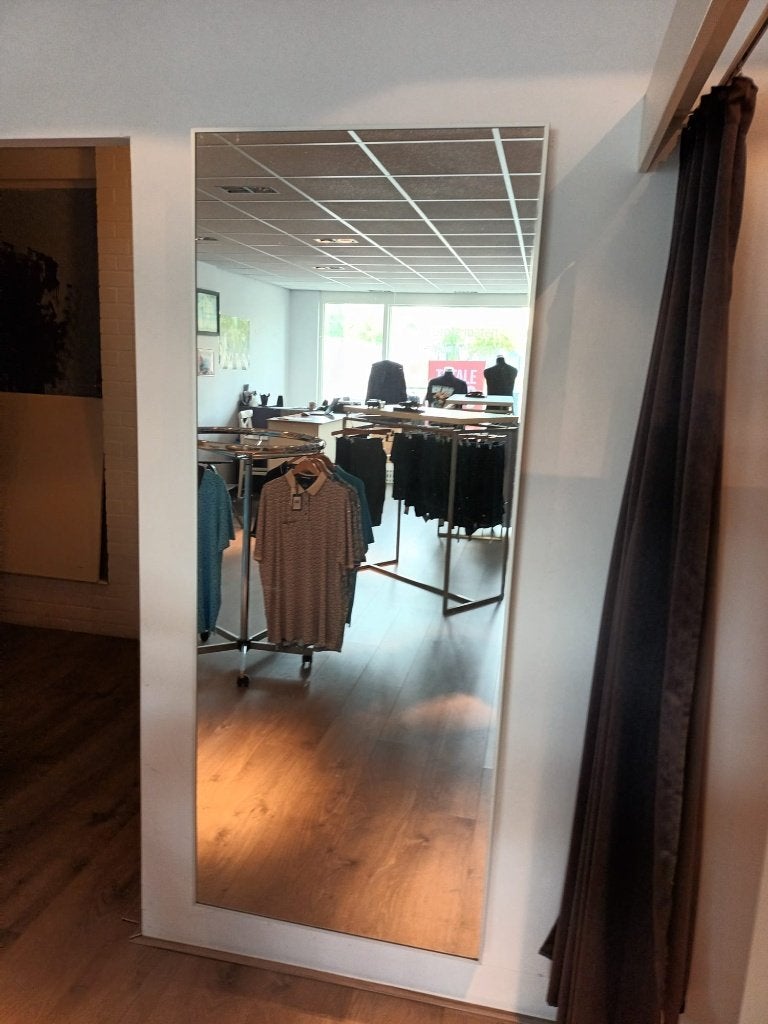 Spiegel voor aan de muur, Ophalen, Zo goed als nieuw, 75 tot 100 cm, 150 tot 200 cm