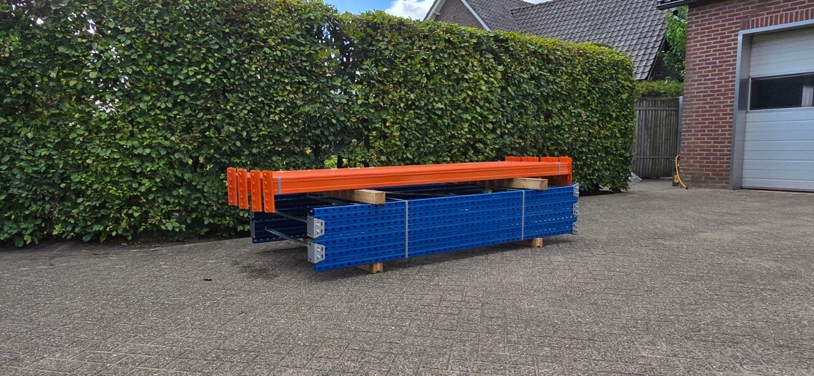 11,5 meter Esmena palletstelling zo goed als nieuwe, Ophalen
