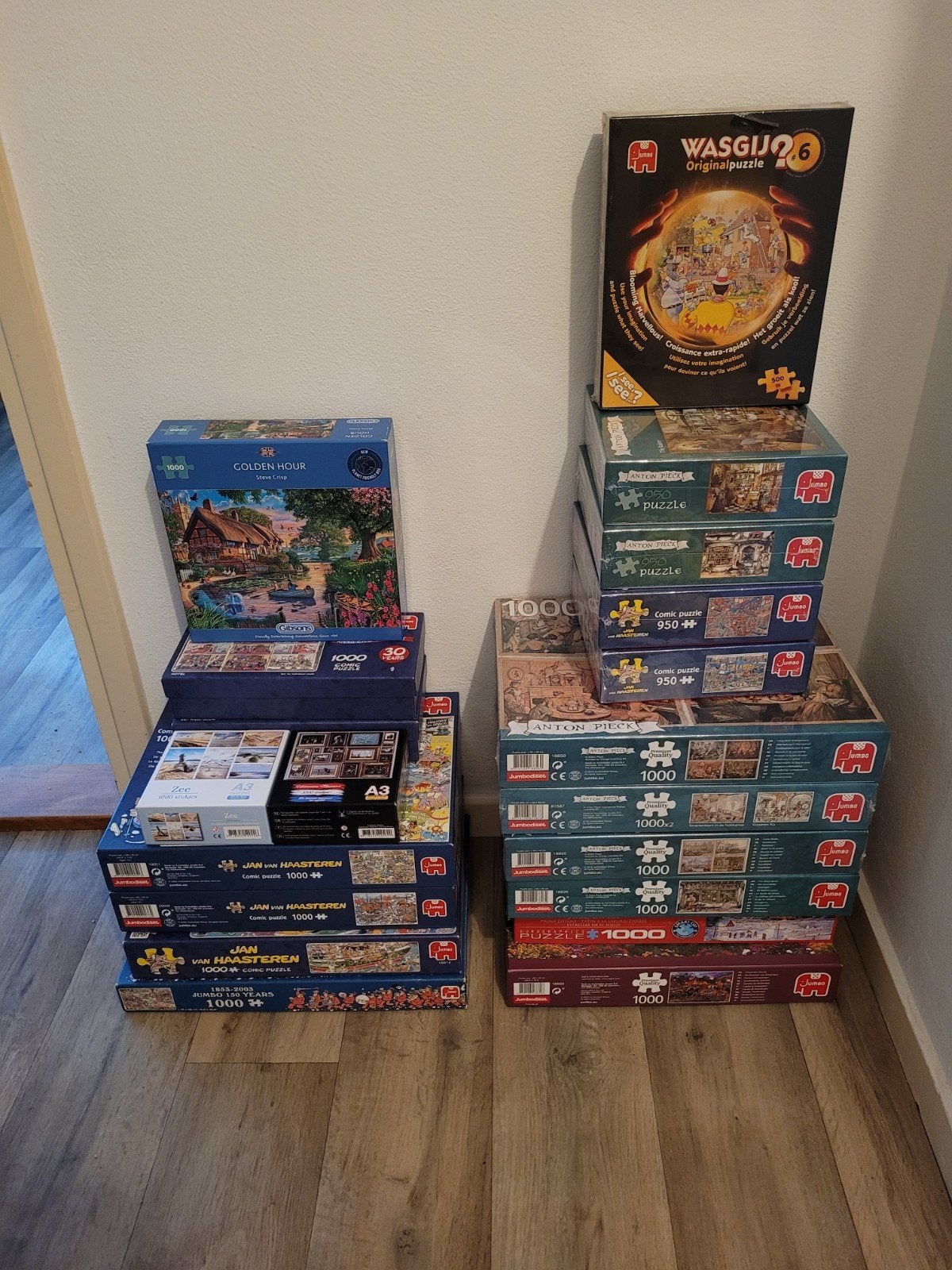 Legpuzzels van Haasteren Anton Pieck Wasgij en meer, Ophalen of Verzenden, 500 t/m 1500 stukjes, Legpuzzel