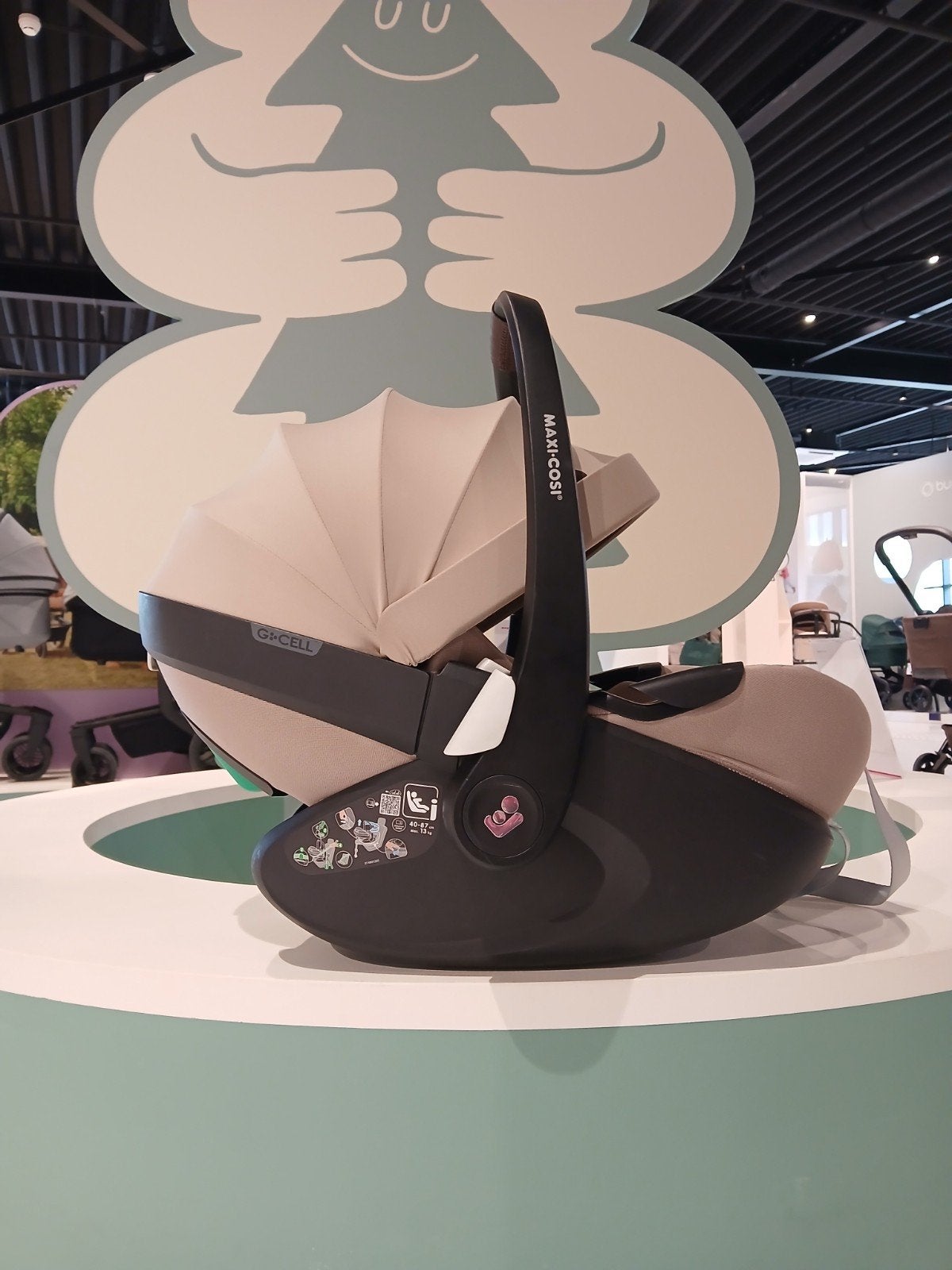 joolz x Maxi-Cosi Pebble 360 Pro 2 Autostoel Sandy Taupe, Ophalen, Zo goed als nieuw, 0 t/m 13 kg, Maxi-Cosi