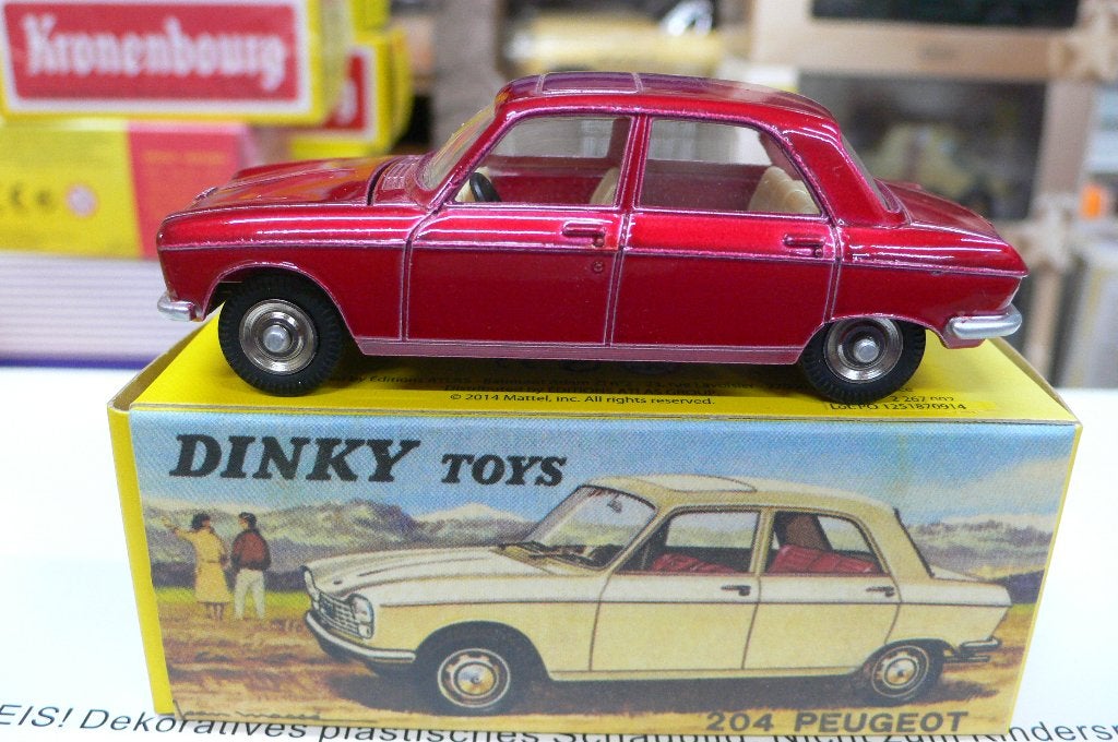 peugeot 204 dinky toys/atlas #510  1/43, Hobby en Vrije tijd, Modelauto's | 1:43, Nieuw, Auto, Dinky Toys, Verzenden