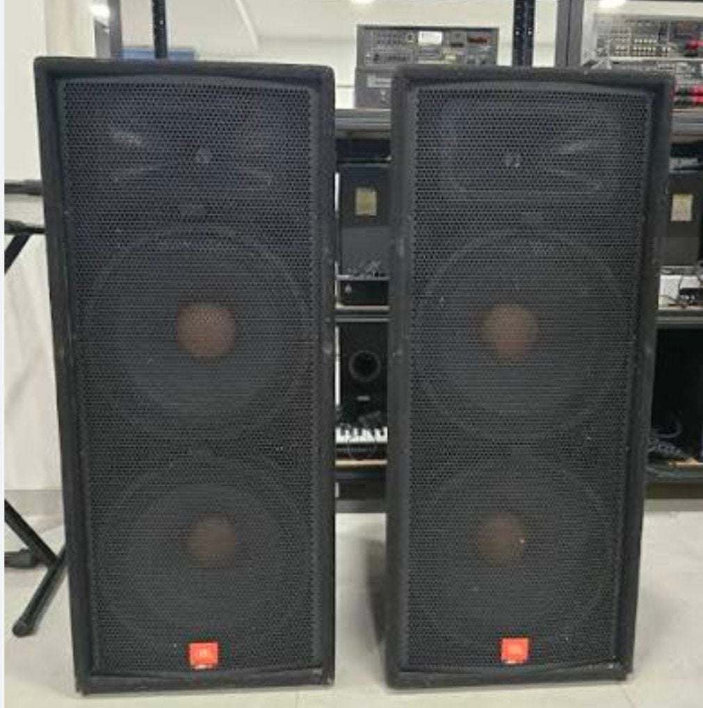 ✅JBL JRX dubbel 15 inch toppen, Ophalen, Gebruikt, Subwoofer, JBL