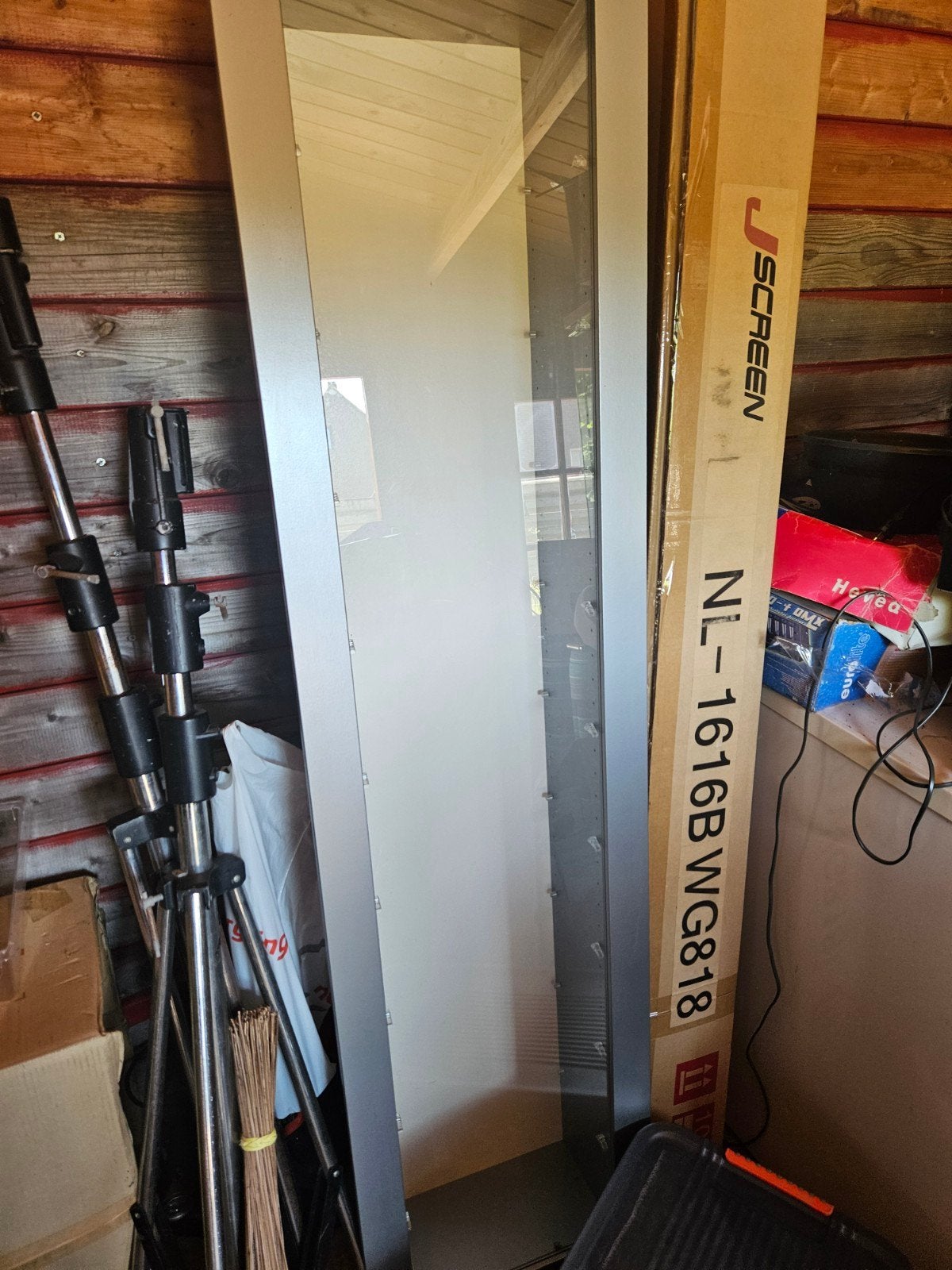 2x IKEA CD/DVD Gnedby kastje voor aan de muur, zilvergrijs, Huis en Inrichting, Woonaccessoires | Cd- en Dvd-rekken, Gebruikt