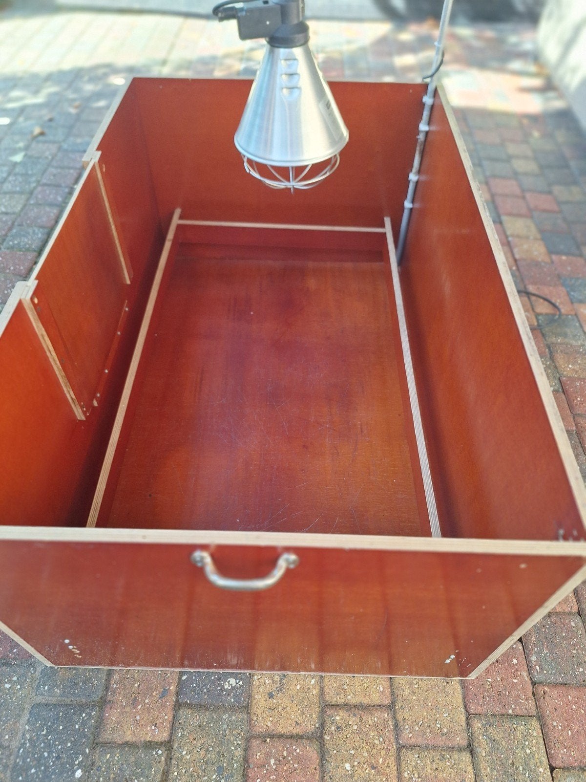 Werpkist 70/120 van betonplex, Ophalen, Zo goed als nieuw, 110 cm of meer, Minder dan 65 cm