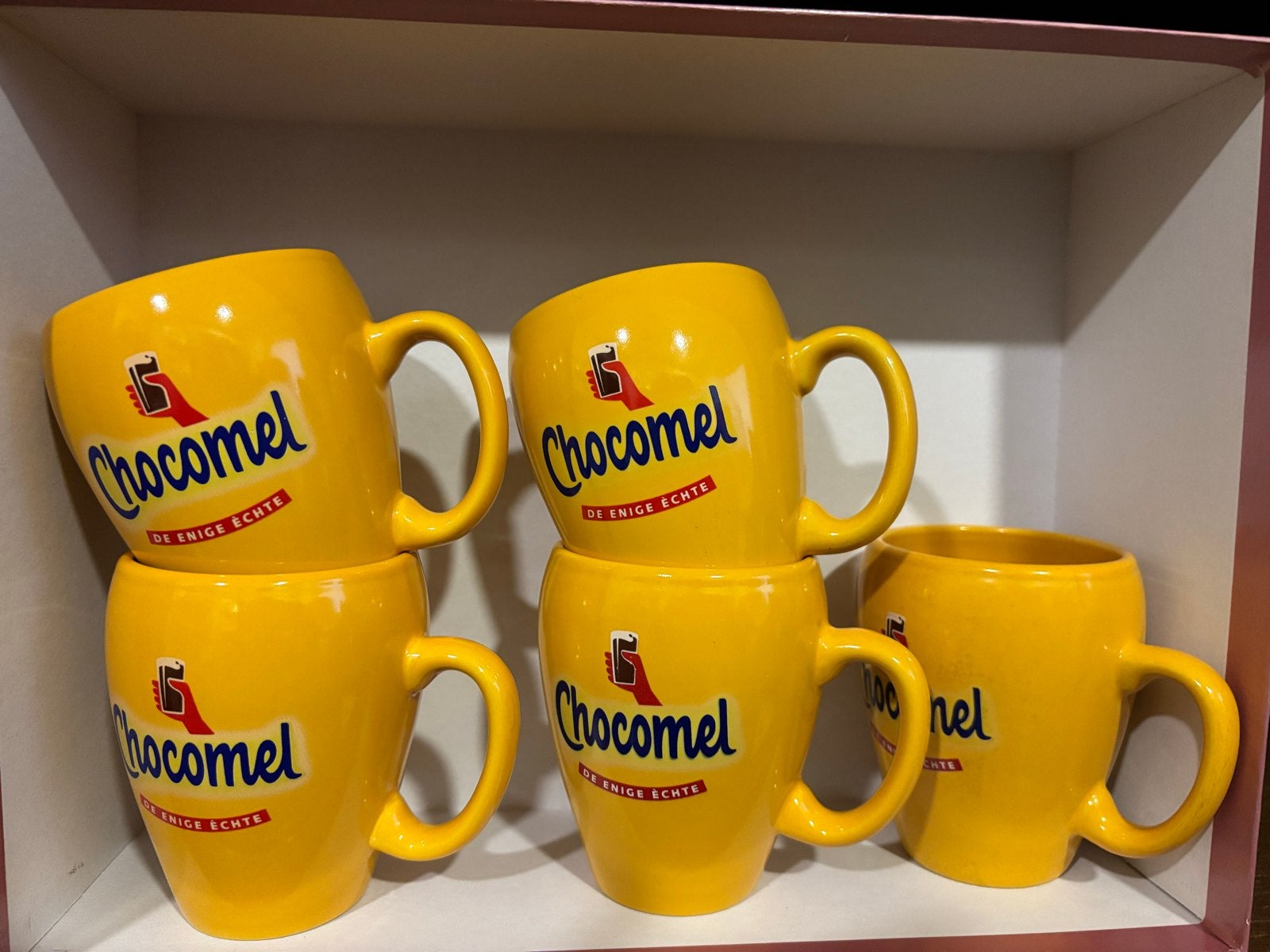 Chocomel beker - 1 kant bedrukt, Ophalen of Verzenden, Zo goed als nieuw, Gebruiksvoorwerp
