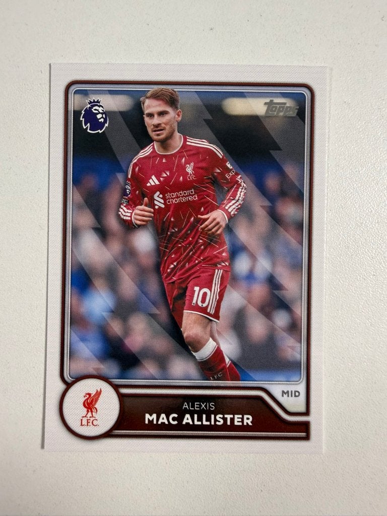 167 Alexis Mac Allister Topps Premier League 2026-27, Ophalen of Verzenden, Nieuw, Buitenlandse clubs, Poster, Plaatje of Sticker