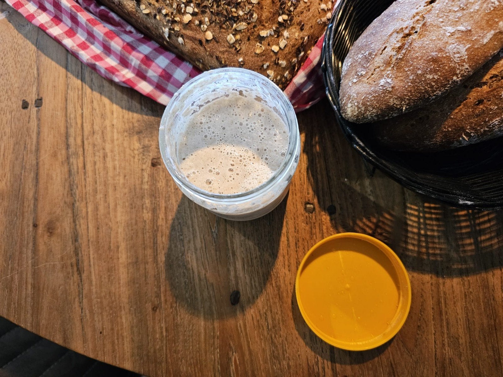 zuurdesem starter, Diversen, Ophalen