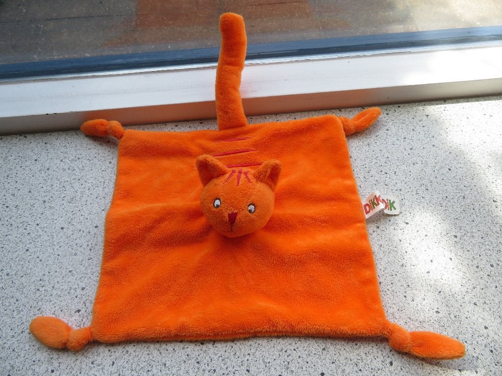 Knuffeldoek Dikkie Dik Happy Horse oranje velours, Kinderen en Baby's, Speelgoed | Knuffels en Pluche, Oranje, Happy Horse, Ophalen of Verzenden