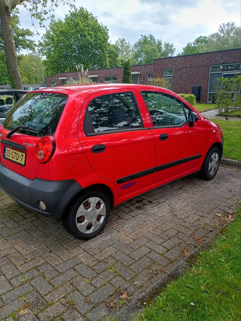 Chevrolet Matiz 0.8 2008 Rood, Auto's, Chevrolet, Particulier, Matiz, Benzine, B, Hatchback, Handgeschakeld, Origineel Nederlands
