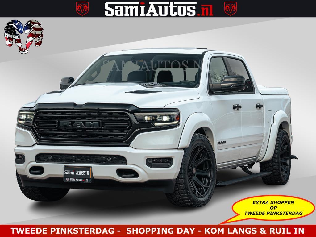 Dodge Ram 1500 Limited Night | 5.7 V8 Hemi Full Option | LPG, Auto's, Automaat, 5654 cc, Met garantie (alle), 402 pk
