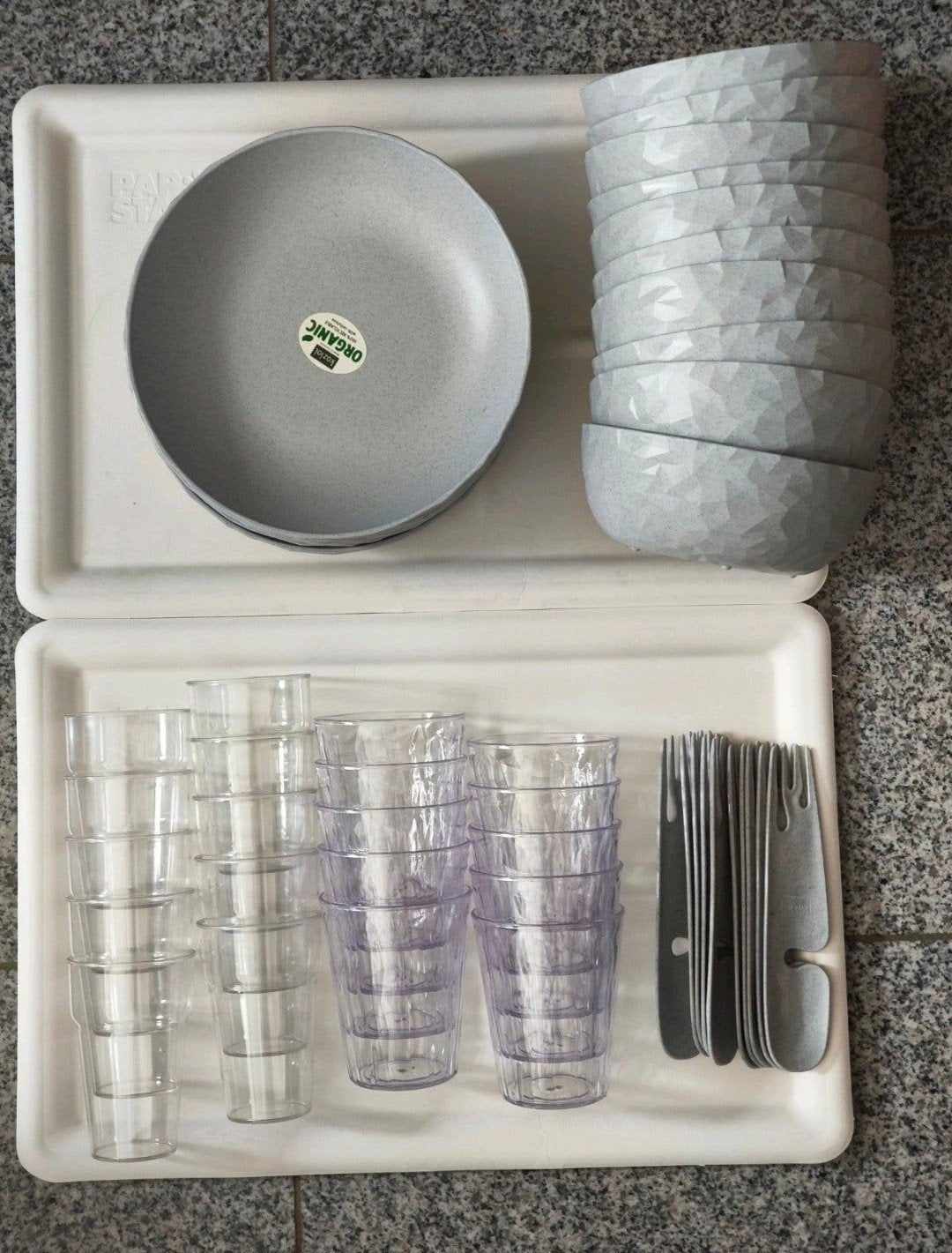 Nieuw! Camping set / kunstof, Ophalen, Nieuw