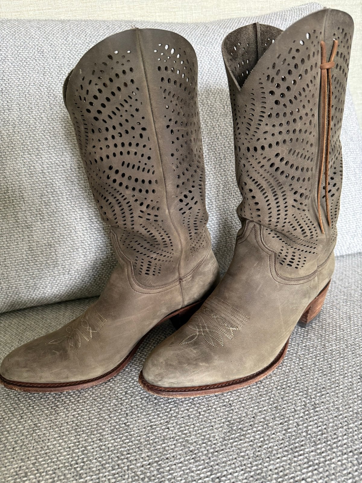 Sendra Groen Khaki Laarzen Maat 41, Ophalen of Verzenden, Gedragen, Groen, Hoge laarzen