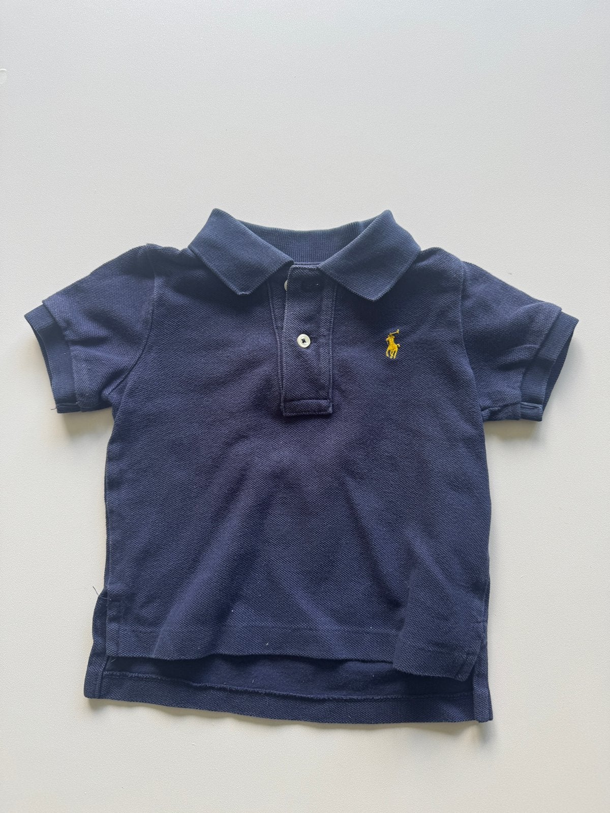 Ralph Lauren Polo Shirt Navy - Maat 9M, Kinderen en Baby's, Ophalen of Verzenden, Zo goed als nieuw, Jongetje
