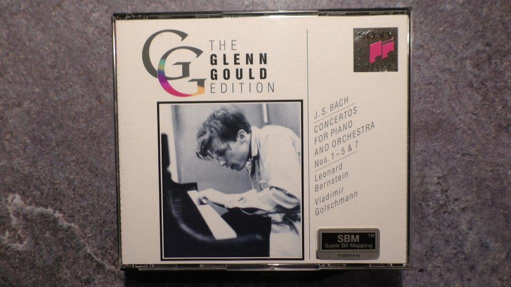Bach : Pianoconcerten - Glenn Gould / Bernstein., Ophalen of Verzenden, Barok, Zo goed als nieuw, Overige typen