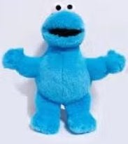 Sesamstraat pluche knuffel Koekiemonster (20cm), Ophalen of Verzenden, Nieuw, Overige typen