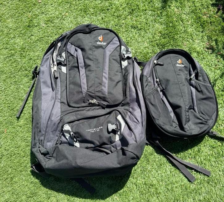 Deuter Traveller 70+10 Trekking Rugzak met Daypack, Overige merken, 40 cm of meer, Gebruikt, Ophalen of Verzenden