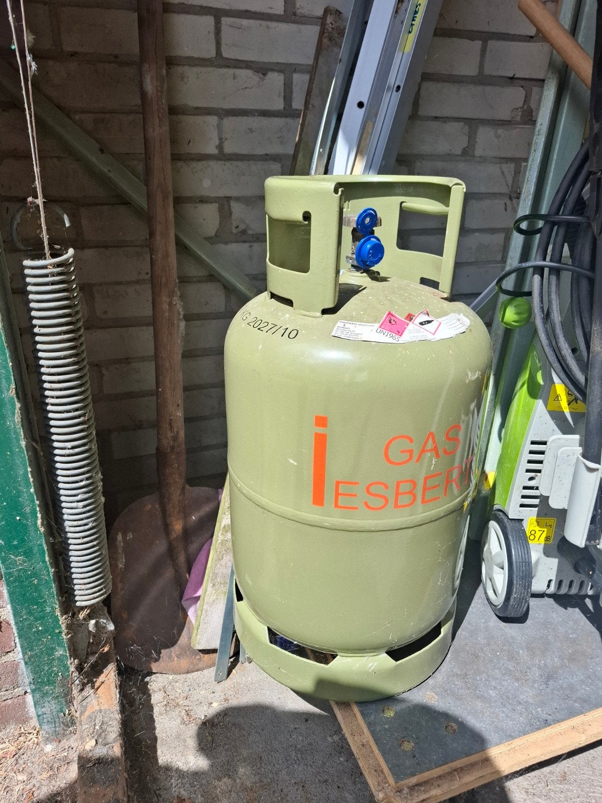 Gasfles 11.2 KG - Ideaal voor BBQ of terrasverwarmer, Ophalen