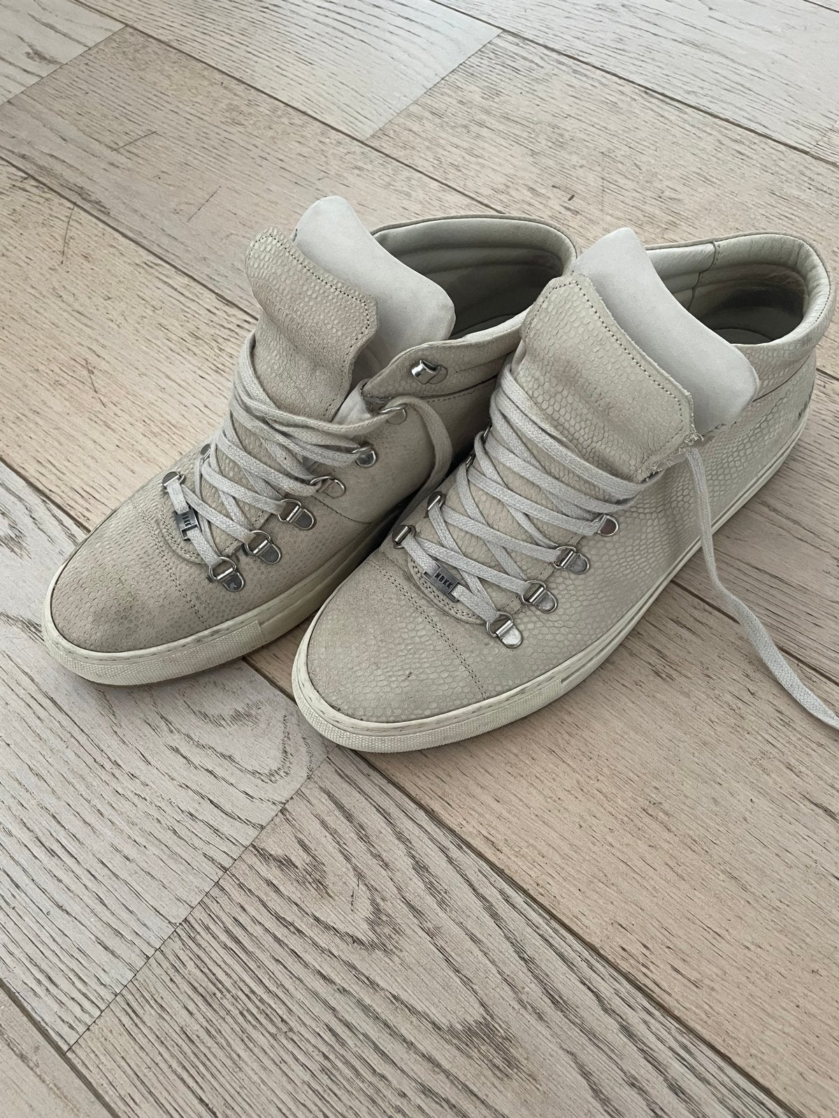 Nubikk leren sneakers maat 44, Ophalen, Gedragen, Sneakers of Gympen