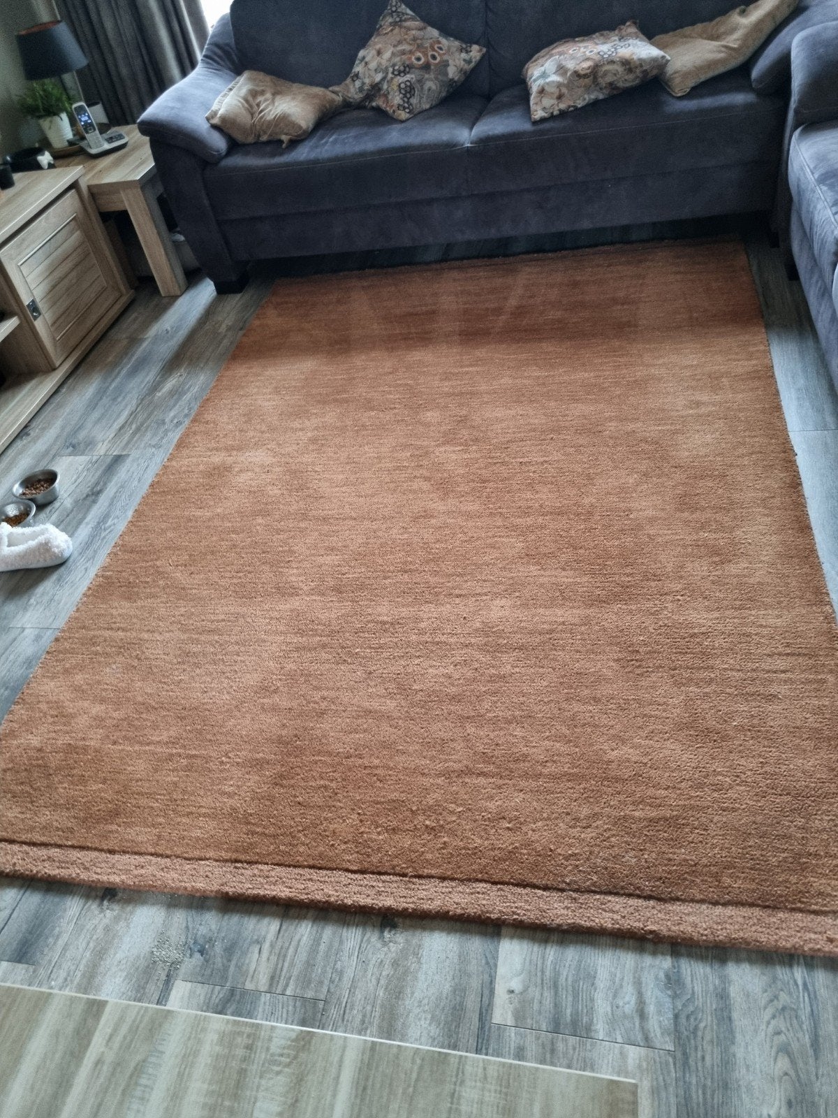 Handgetuft Vloerkleed Fulham - Roestkleurig (160x230 cm), Ophalen, Modern, Warm, Comfortabel, 150 tot 200 cm, Nieuw