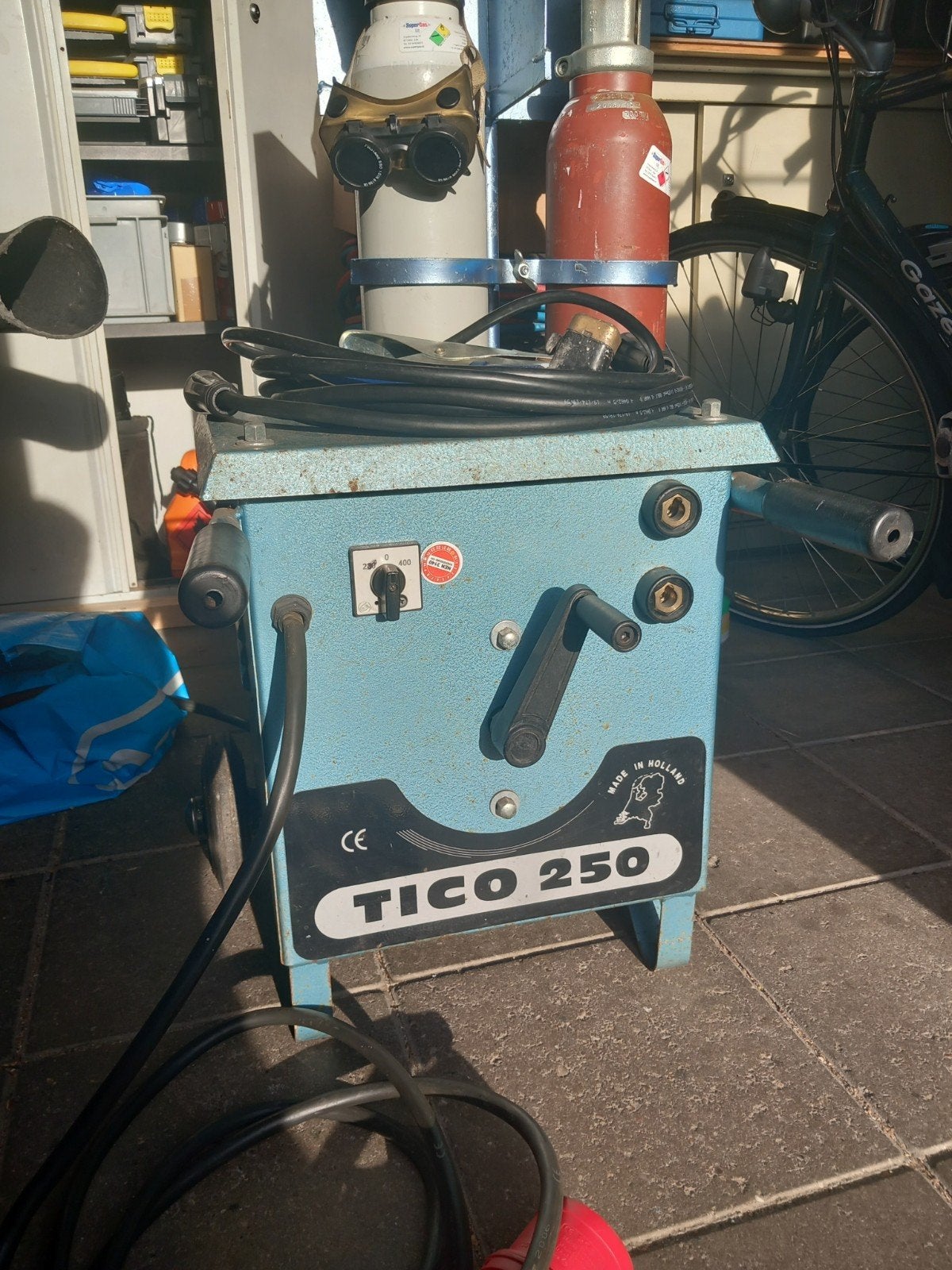 TICO 250 lasapparaat laskar lastrafo ferrock narvik, Ophalen, Gebruikt, 150 tot 250 ampère, Elektroden