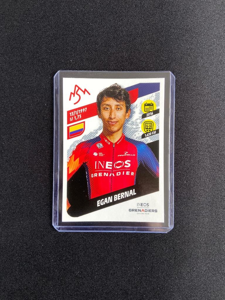 Egan Bernal Panini Tour de France 2023 Sticker INEOS, Verzenden, Zo goed als nieuw, Overige sporten, Poster, Plaatje of Sticker