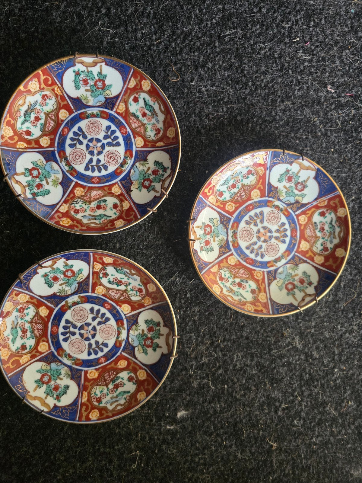 gold imari borden, Ophalen