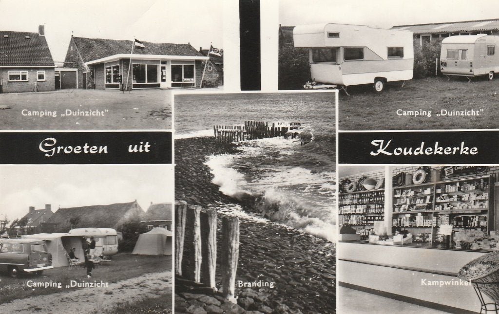 Koudekerke   oude Caravan, Ophalen of Verzenden, 1940 tot 1960, Gelopen, Zeeland