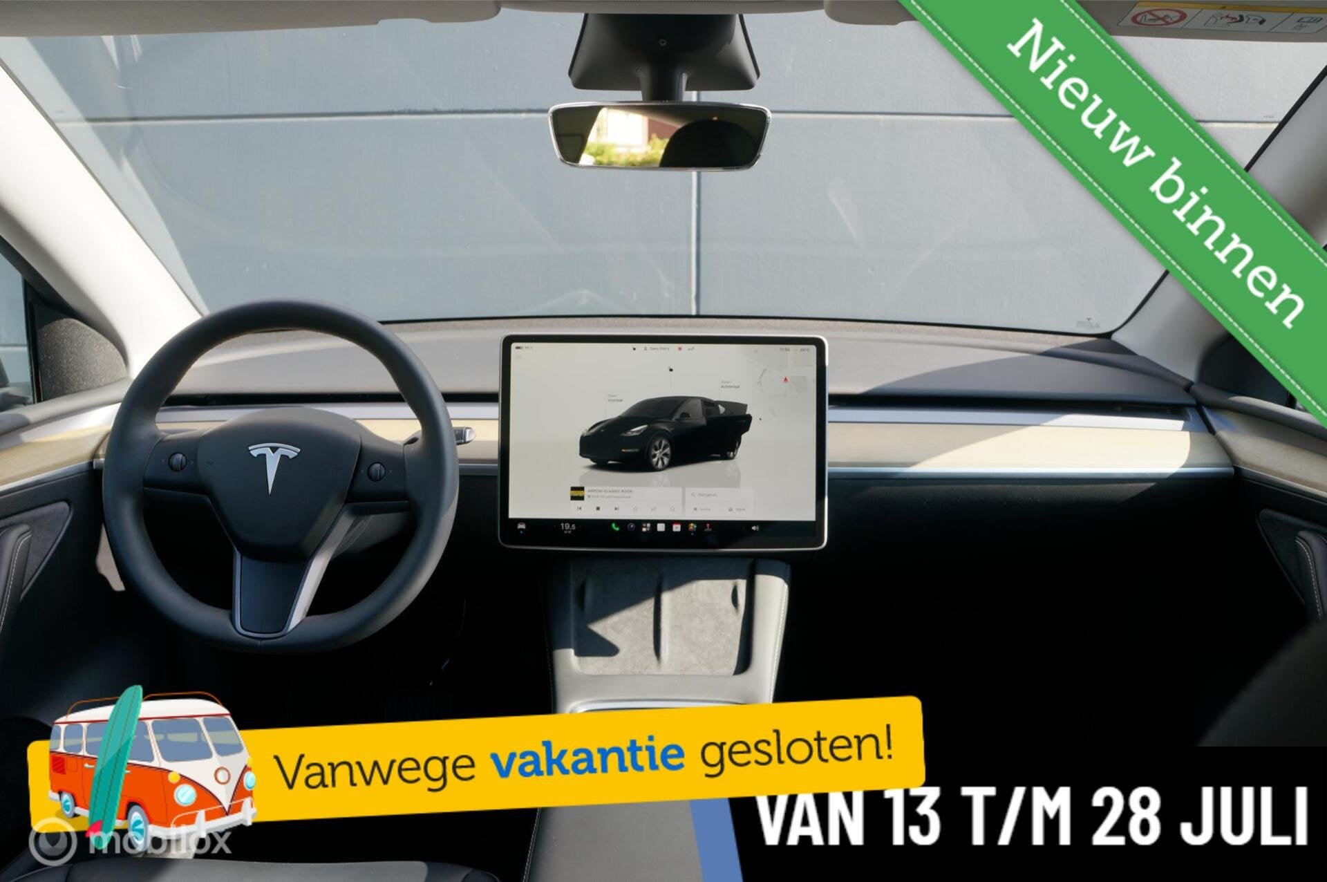 Tesla Model Y RWD 58 kWh Premium Leather FSD Pano Garantie!, Auto's, Tesla, Automaat, 238 pk, Achterwielaandrijving, Gebruikt