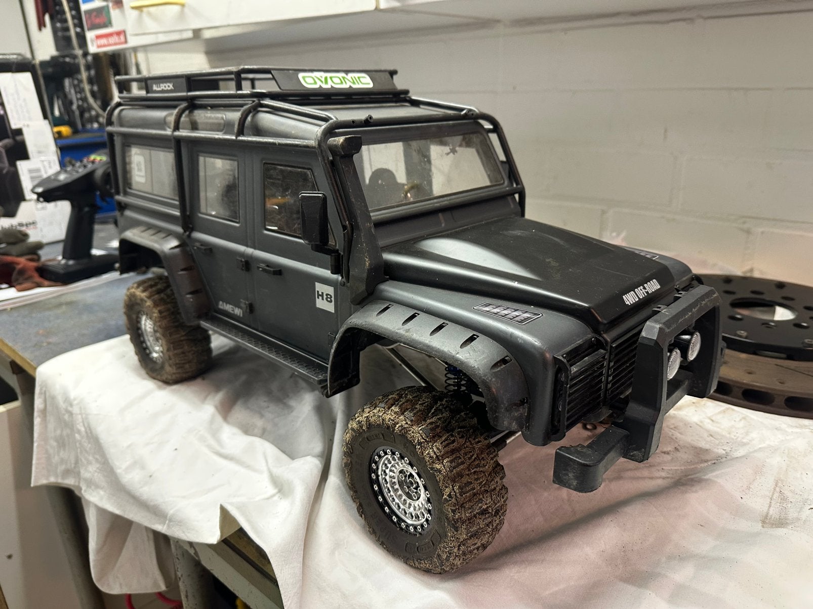 Amewi H8H crawler 1:8, Elektro, Auto offroad, Ophalen of Verzenden, Zo goed als nieuw