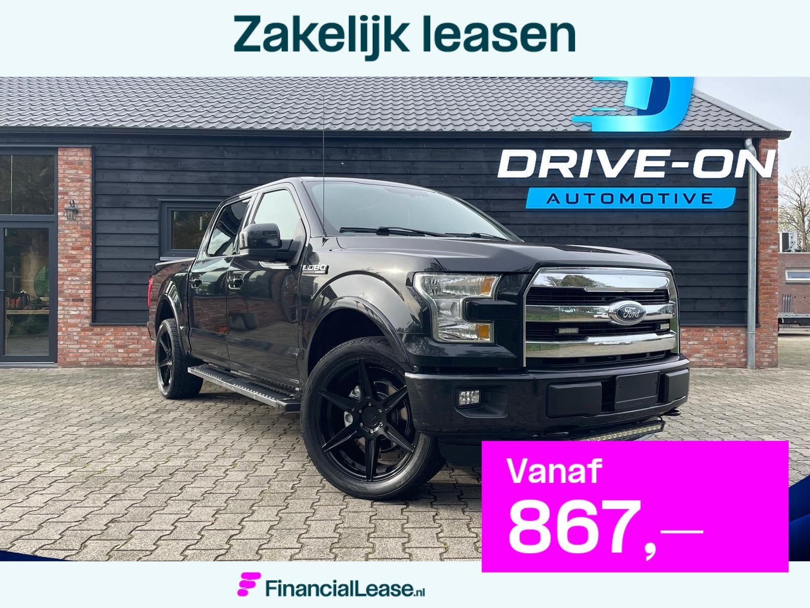 Ford USA F150 3.5 V6 Ecoboost SuperCrew - Pano - Marge - LPG, 2241 kg, Gebruikt, Beige, F-150