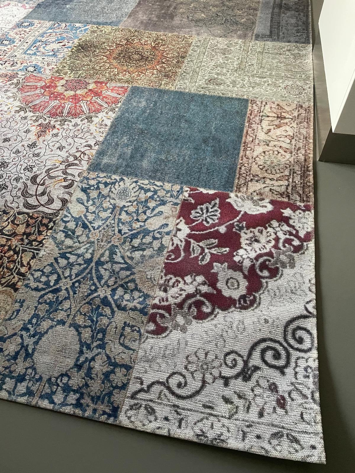 Nieuw Carpetright Lucca vloerkleed Patchwork design, Huis en Inrichting, Stoffering | Tapijten en Kleden, Ophalen, Beige, 200 cm of meer