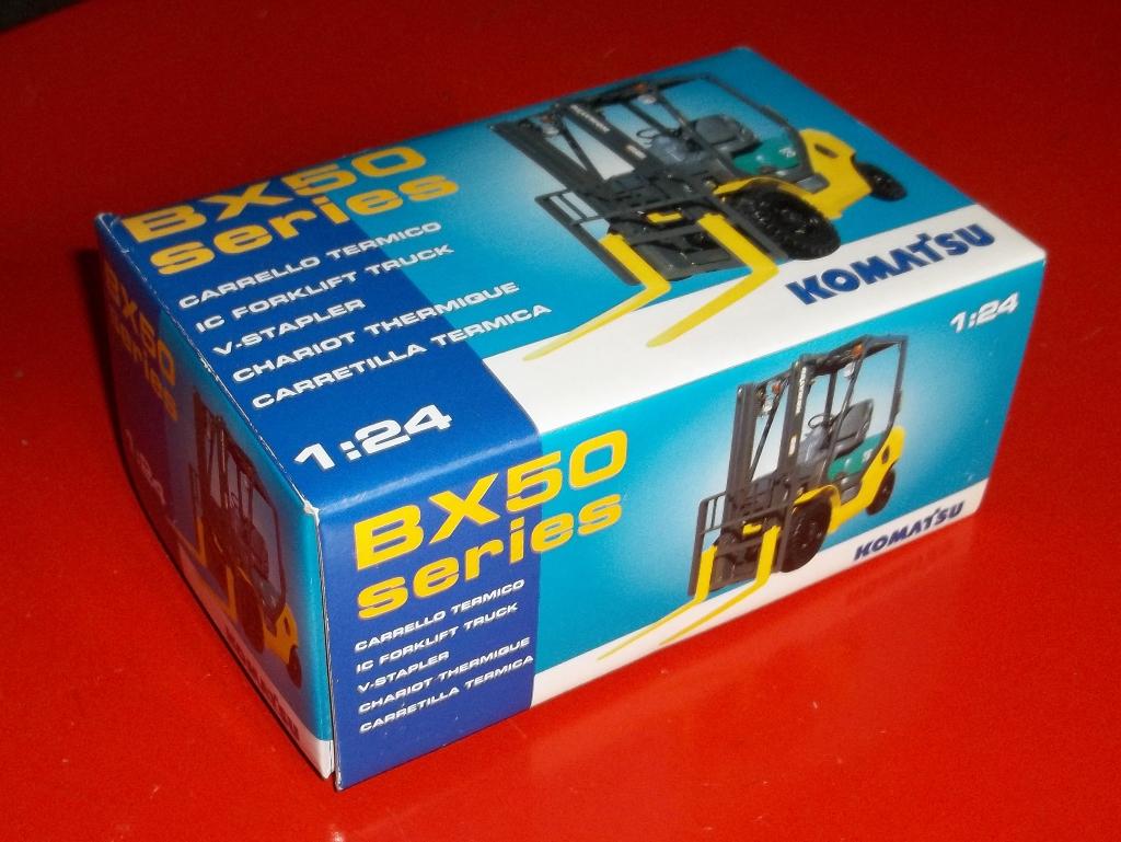 Komatsu vorkheftruck BX50 series – schaal 1:24, Ophalen of Verzenden, Nieuw, Overige typen, Overige merken