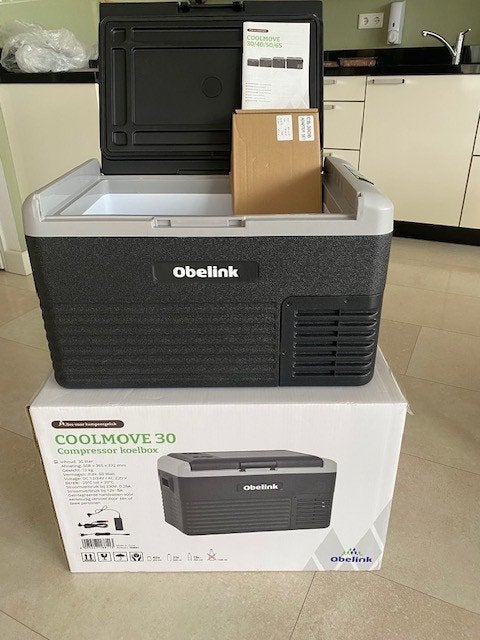 Compressor koelbox 30 L op 12 en 230V, Caravans en Kamperen, Koelboxen, Ophalen, Zo goed als nieuw, Koelbox, Compressor