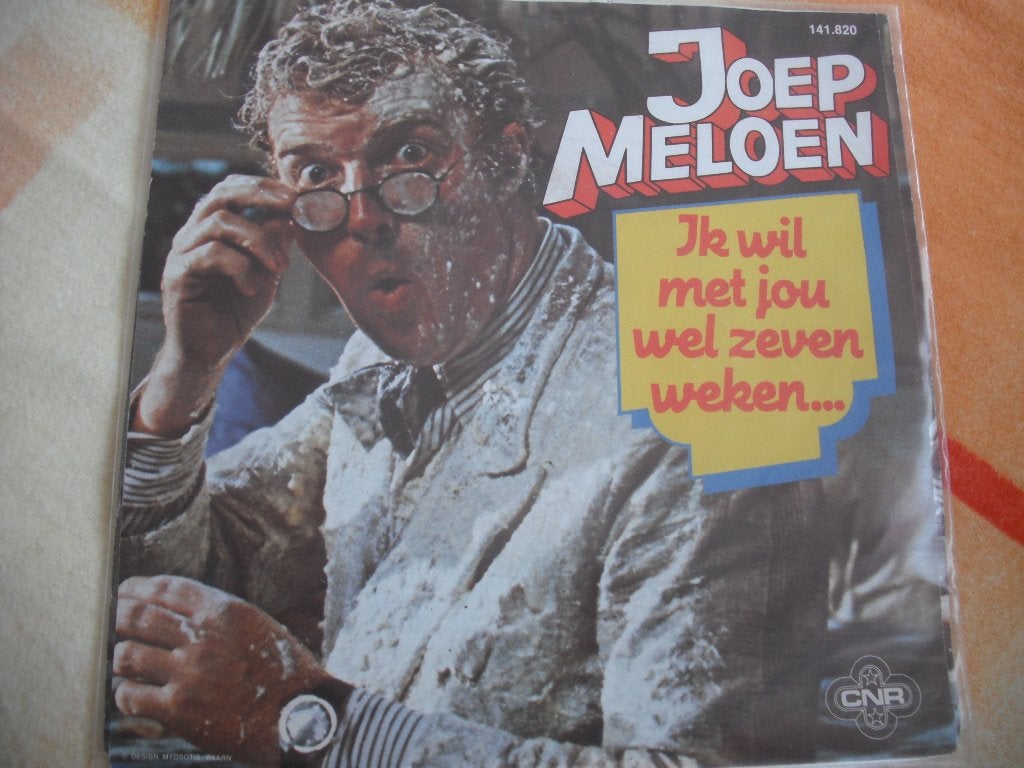 Joep Meloen - Ik wil met jou wel zeven weken (nl), Cd's en Dvd's, Ophalen of Verzenden, Zo goed als nieuw, 12 inch, Levenslied of Smartlap