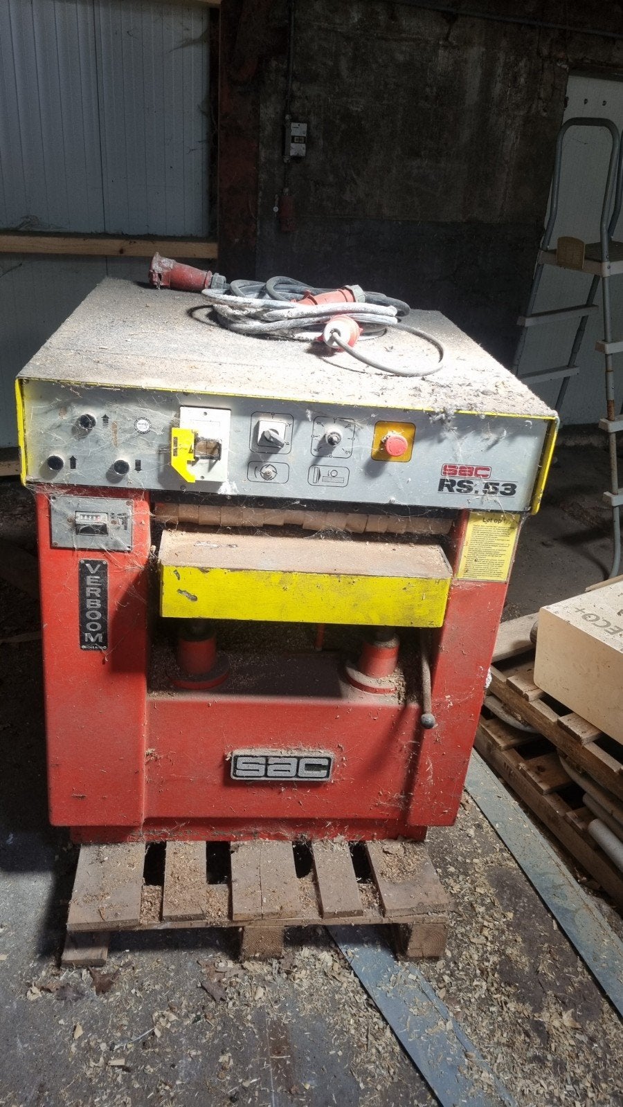 Goede vandiktebank met frequentieregelaar, Doe-het-zelf en Verbouw, Schaafmachines, Gebruikt, Elektrisch, Ophalen
